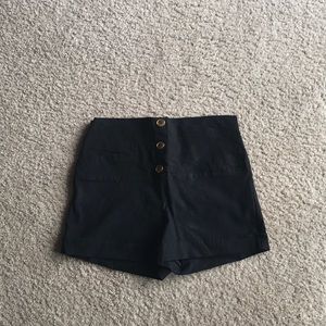 High waisted shorts